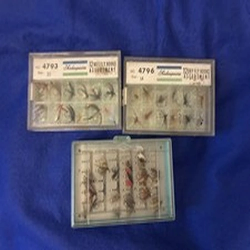 Mix of 40 Dry and Wet Fishing Flys