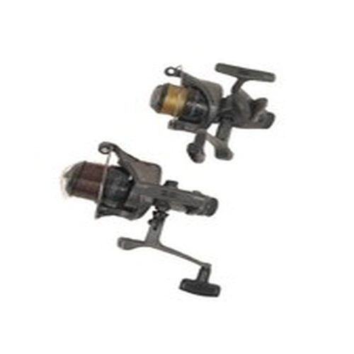 Two Vintage DAM Quick Fishing Reels w Bait Runner 445FS Preowned