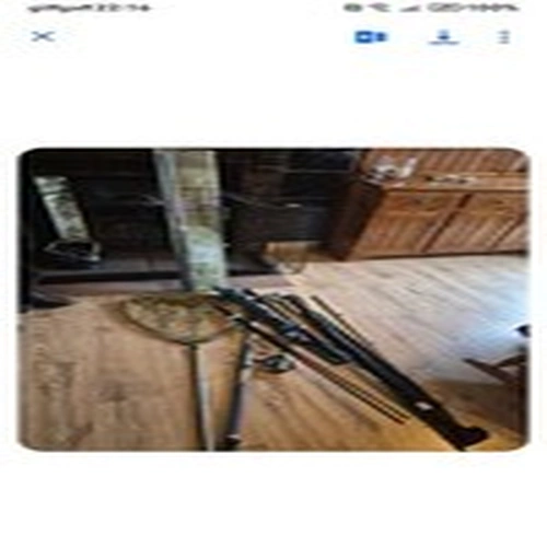 Fishing Rods, Reels And Net