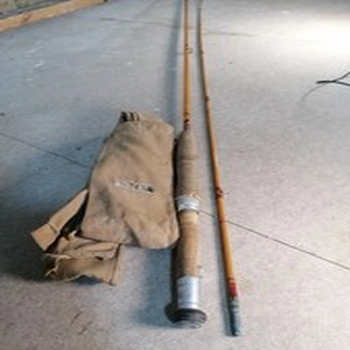 Vintage J. S. Sharpe Scottie Split Cane Rod 2pc Rod Fishing Angling Old