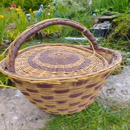 Vintage East Kenyan Luo  Wicker Fishing Basket