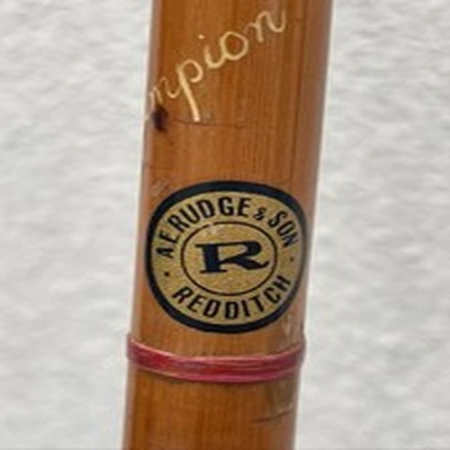 A.E. Rudge "Champion" split cane fishing rod