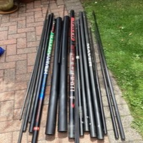 Maver Strata Carp 12.5 Carbon Fibre  Pole Sections Set for spares or repair