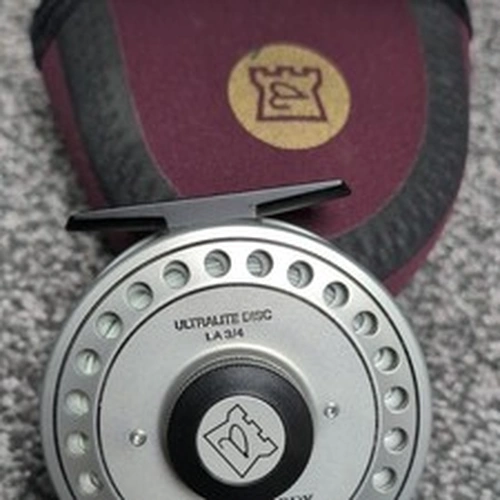 Hardy Ultralite Disc Fly Reel LA 3/4 Disc Drag. Excellent Condition