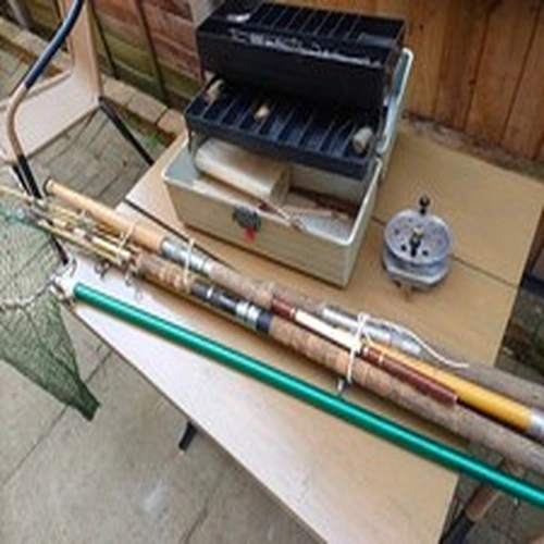 Vintage Fishing Rods and Reels Tackle Equipment