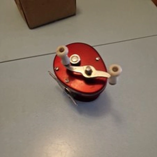 Vintage Fishing Reel made in Japan - Red