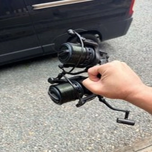 2 x Nash Tackle LR8000 Carp Fishing Reel loaded with 20lb mono