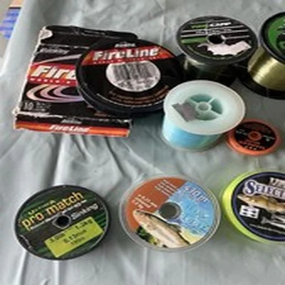 Selection Of Fishing Line, Dacron ,silkworm Some Used Some New 15 spools app