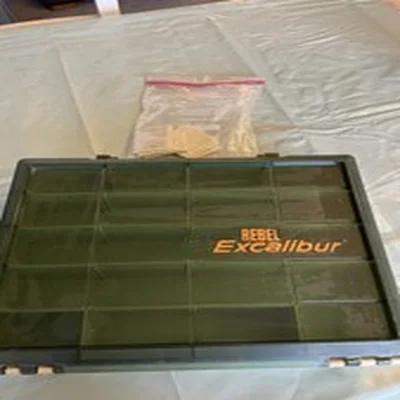 Fishing Tackle Box With Dividers