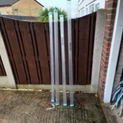 Set Of 4 Preston Innovations Fishing Pole Top Kit Hardcase Tubes