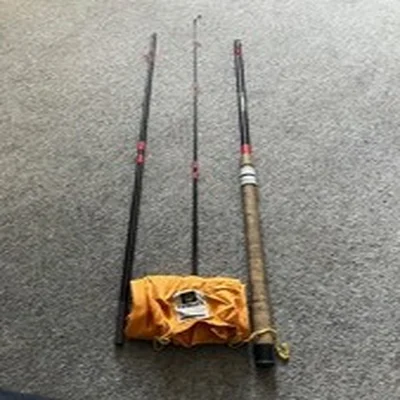 Vintage  Daiwa 9ft Tubular Fibreglass Ferruless Fishing Rod Model No 2117