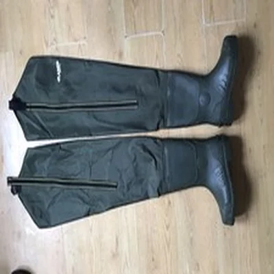 Waterproof Fly Coarse Fishing bait digging Hip Waders Sizes 10-11 UK Thigh Boots