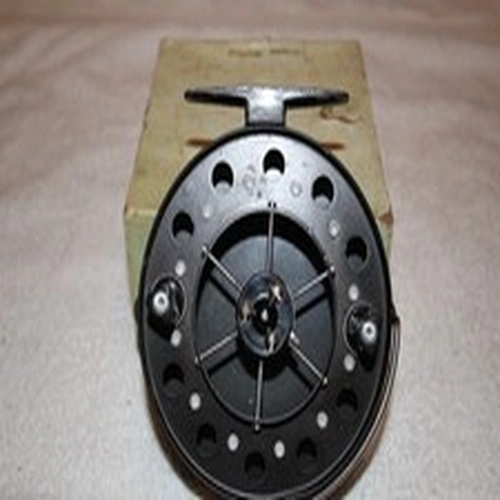 14. Boxed Mordex Merlin 4 1/2 inch Centrepin Reel