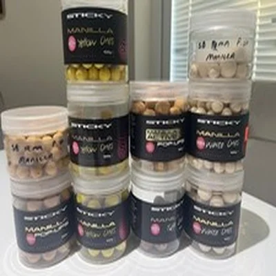 Sticky Baits Manilla Pop Ups & Tuff Ones Carp Fishing Bait