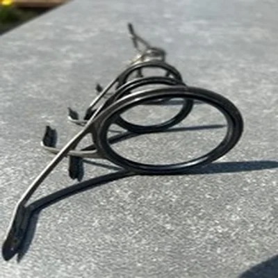 Free Spirit 50mm Gunmetal Guide Set- Rod Building/carp Fishing