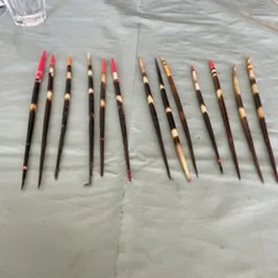 12 Large Porcupine Fishing Floats Mixed Colours