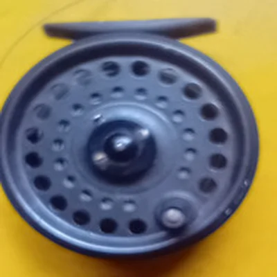 Vintage Rimfly lightweight fly reel with line