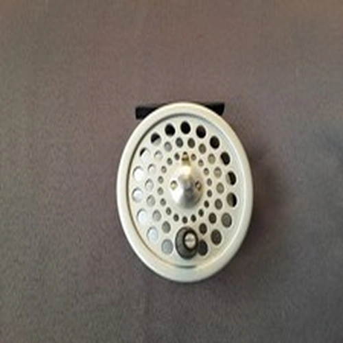 The Kielder Reel" fishing reel manufactured by Worthy in England.