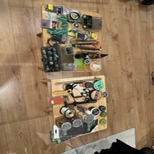 Carp Tackle Job Lot Leads Tackle Bait Rig Box and Bucket Fishing Tackle