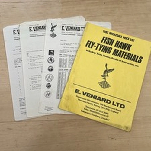Fish Hawk Fly Tying Materials E Veniard Limited Catalogue Edition