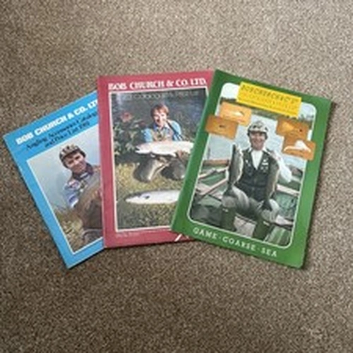 Really Interesting Set Of 3 Fishing Bob Church And Co Limited Catalogues 1980s