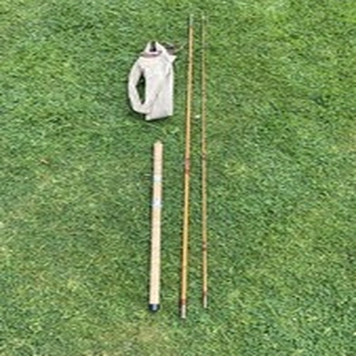 Vintage ‘R.Chapman & Co 500 Deluxe’ Split-cane 10’ ft Fishing Rod *Ex Condition