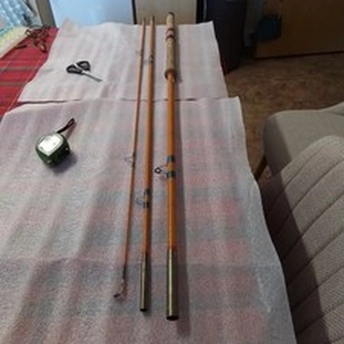 USED FISHING ROD VINTAGE E. ANGLIAN ROD QUALTACK  MADE IN ENGLAND