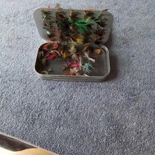 USED FISHING FLIES