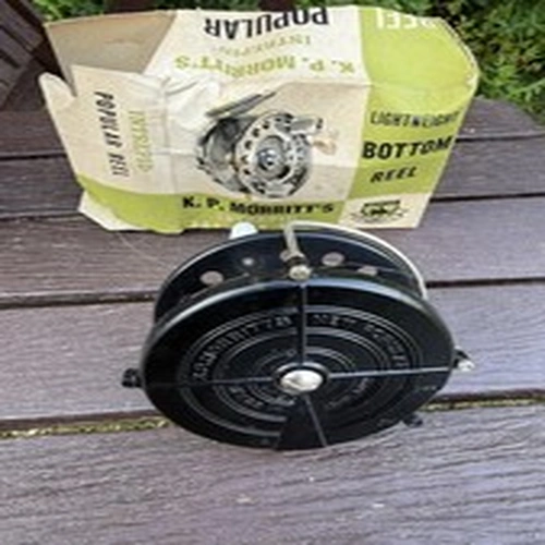 K P Morritts Intrepid popular Vintage Fishing Reel with box 