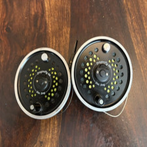 DragonFly 100 Fly Reel Disc Drag Aluminium Black/Silver with Case