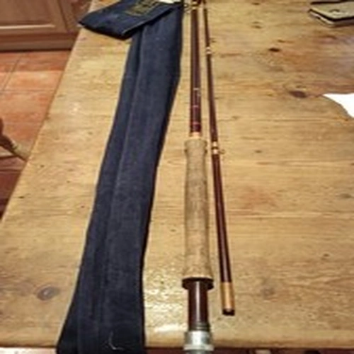 Vintage Hardys Split Cane Fishing Rod Richard Walker Reservoir Superlite 9'3"