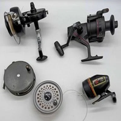 Lot 3 Fishing Reels & 2 Spools Line - Spincast SR727 Rongine Morritts Surfcast