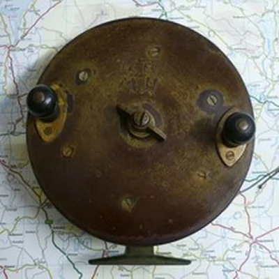 An Old 6 inch Centre Pin Reel by Eton Sun