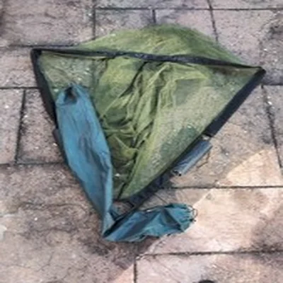 42" INCH LARGE CARP FISHING LANDING NET NGT DUAL NET FLOATS + STINK BAG NEW