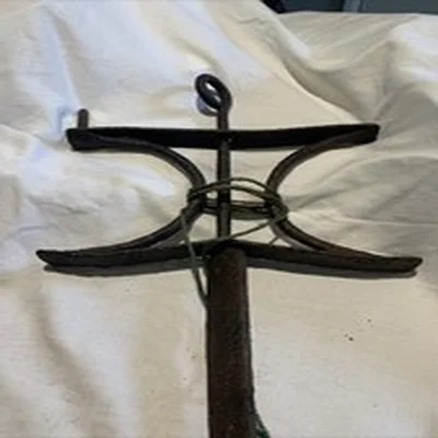 Antique Hand Forged Trotline Reel Late 1800s Fishing. Rotates With Handle