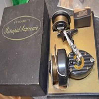Vintage K P Morritt’s  Intrepid SUPREME  Fishing Reel spare spool BOXED!!