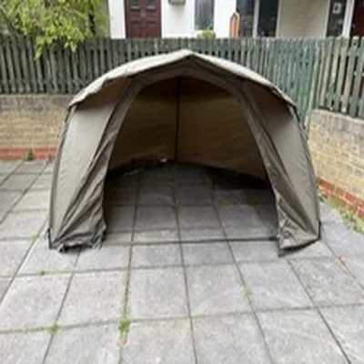 Trakker Tempest 100 Brolly Skull Cap with Ground Sheet, Infill Panel, and Pegs