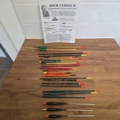 Dick Clegg Britania & Uni Balsa Stick Floats Collectable Fishing Trotting River