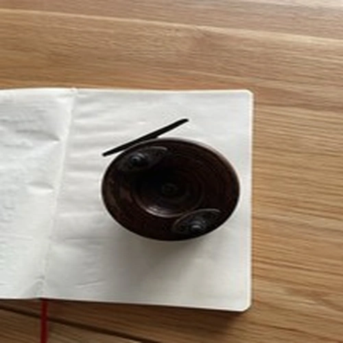 Brass Star Back 3inch Wide Wooden Reel ( Nottingham ? ?)