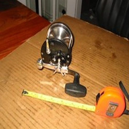 Vintage Penn Long Beach USA No 65 Sea Fishing Metal Spool Multiplier Reel Tackle