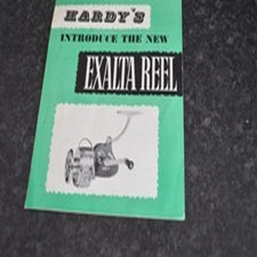 HARDY EXALTA NEW REEL LEAFLET