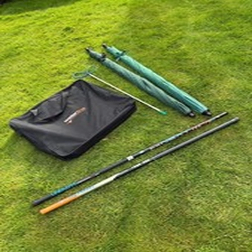 Fishing equipment job lot including tent and multiple lines