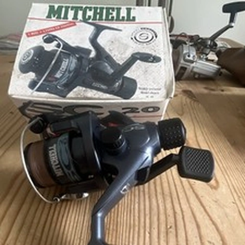 Mitchell SC20 Size 20 Spinning Reel Rear Drag Graphite with Spare Spool