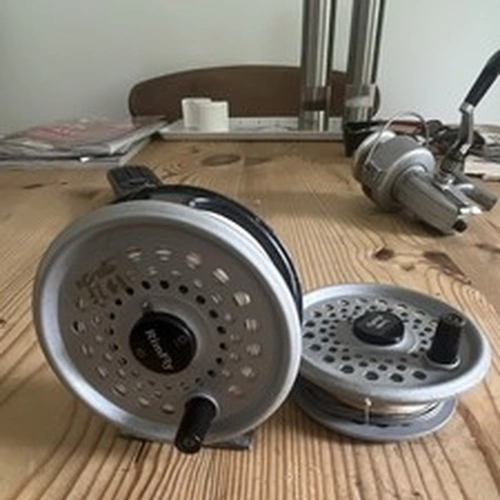 Rimfly 5 Fly Reel Size 5 Rear Drag Aluminium Grey with Spare Spool