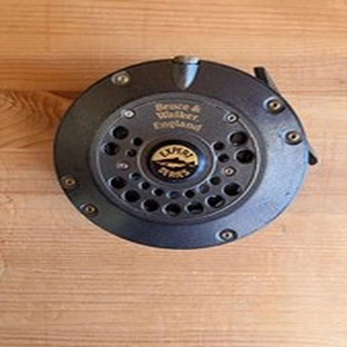 Bruce and Walker Expert series vintage salmon fly reel, with two spare spools.