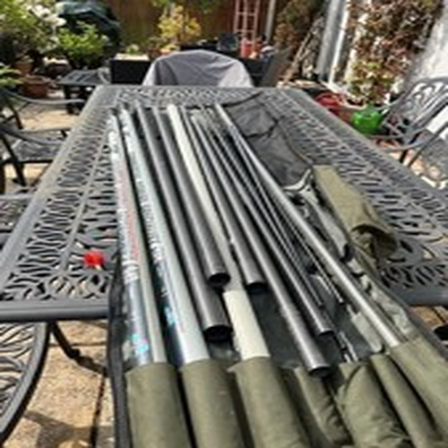 3 Poles, 16m: 11m:vintage 7m Fibre Glass Ray Mumford