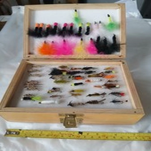 Vintage 1950s  Collection Of Fly Fishing Flies