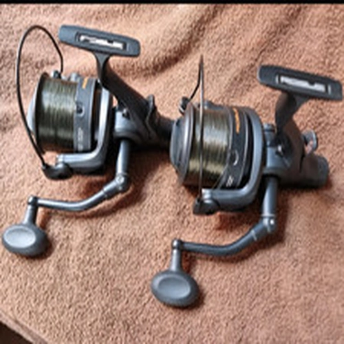 Leeda Rogue 7500FS carp reels (pair)