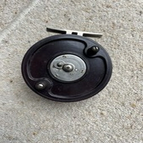 Vintage Alcock Aerialite Centre pin 3.5 Inch Drum Reel