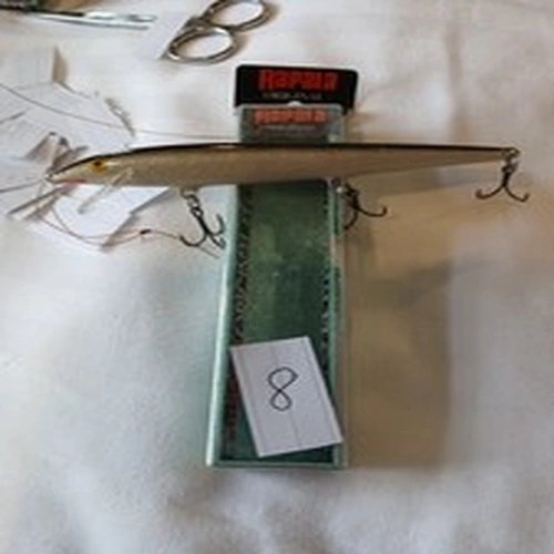 Original Rapala Floating 13cm Lure In Silver. Good Condition With Box.